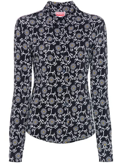 Kenzo chemise Marguerite - Noir - Kenzo - Modalova