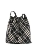 Burberry medium Check bucket bag - Black