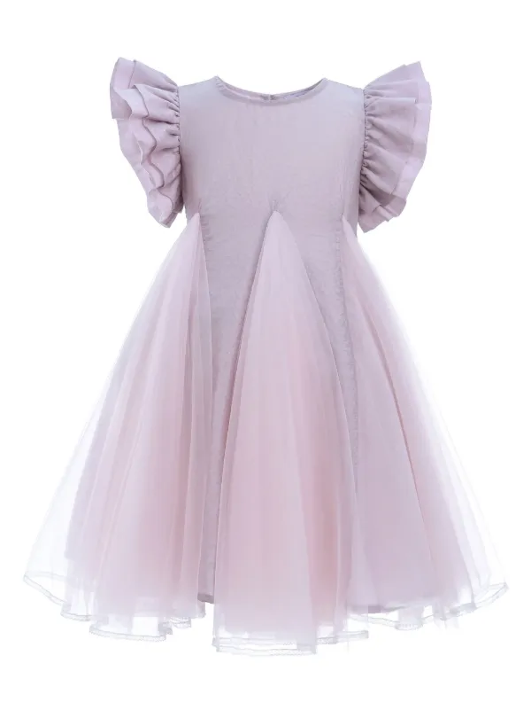 pink tulle overlay dress Mimi Tutu tulle-overlay Dress | Pink
