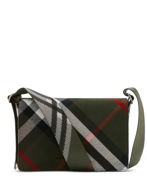 Burberry Check Trench Messenger Bag Men