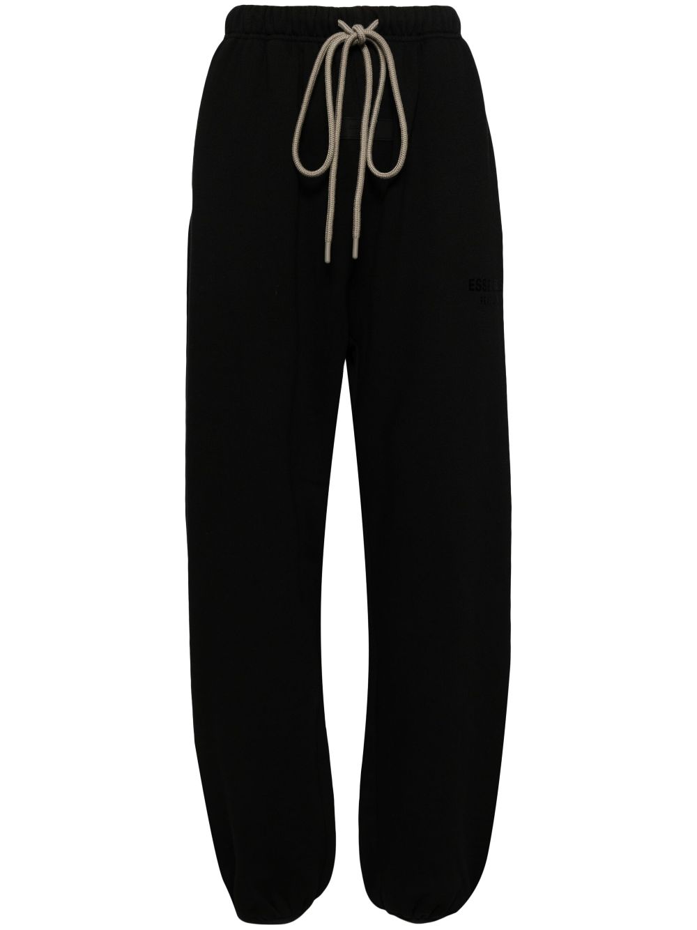 FEAR OF GOD ESSENTIALS logo-appliqué straight-leg track pants - Black