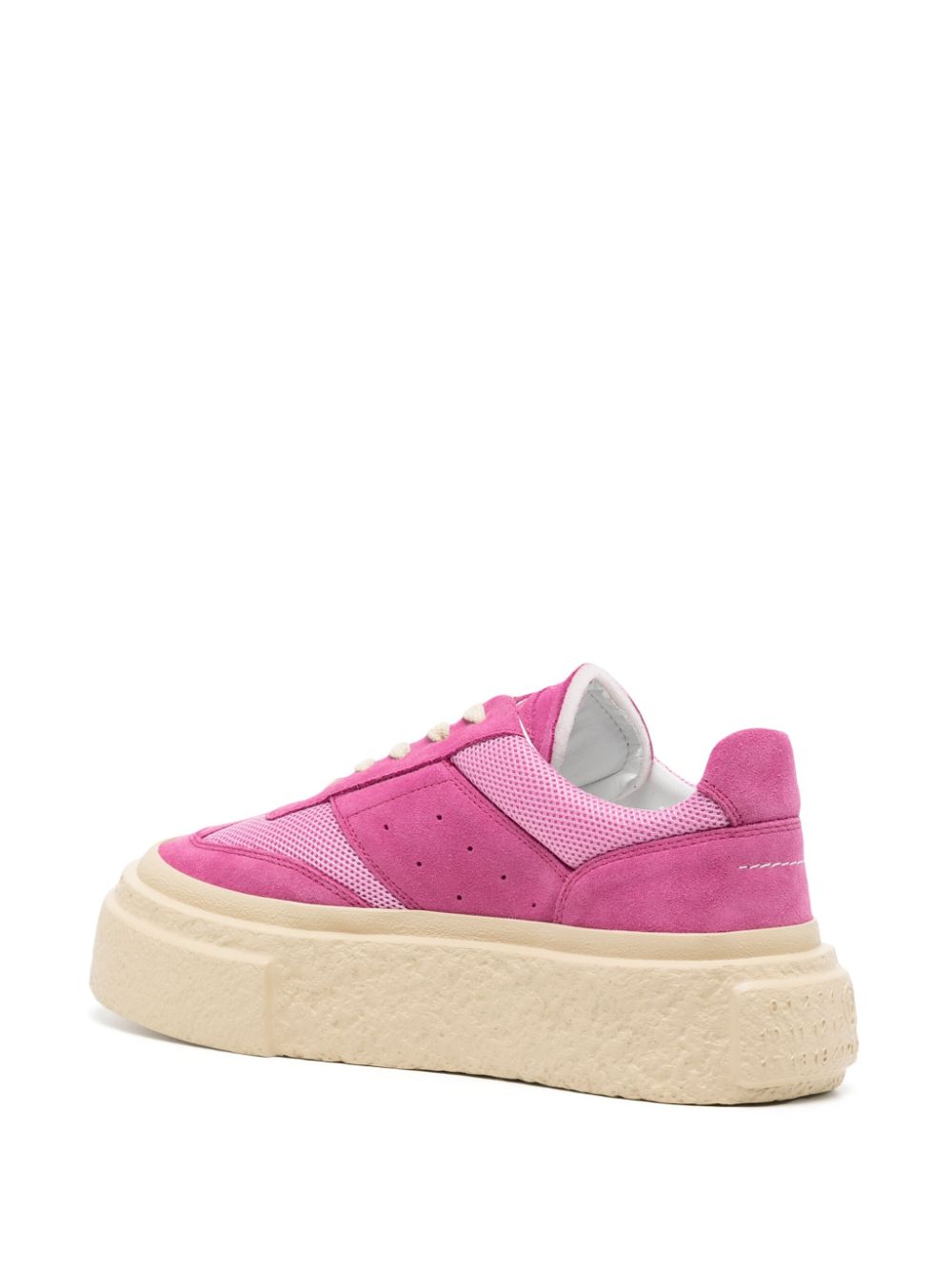 MM6 Maison Margiela Gambetta sneakers met vlakken Roze