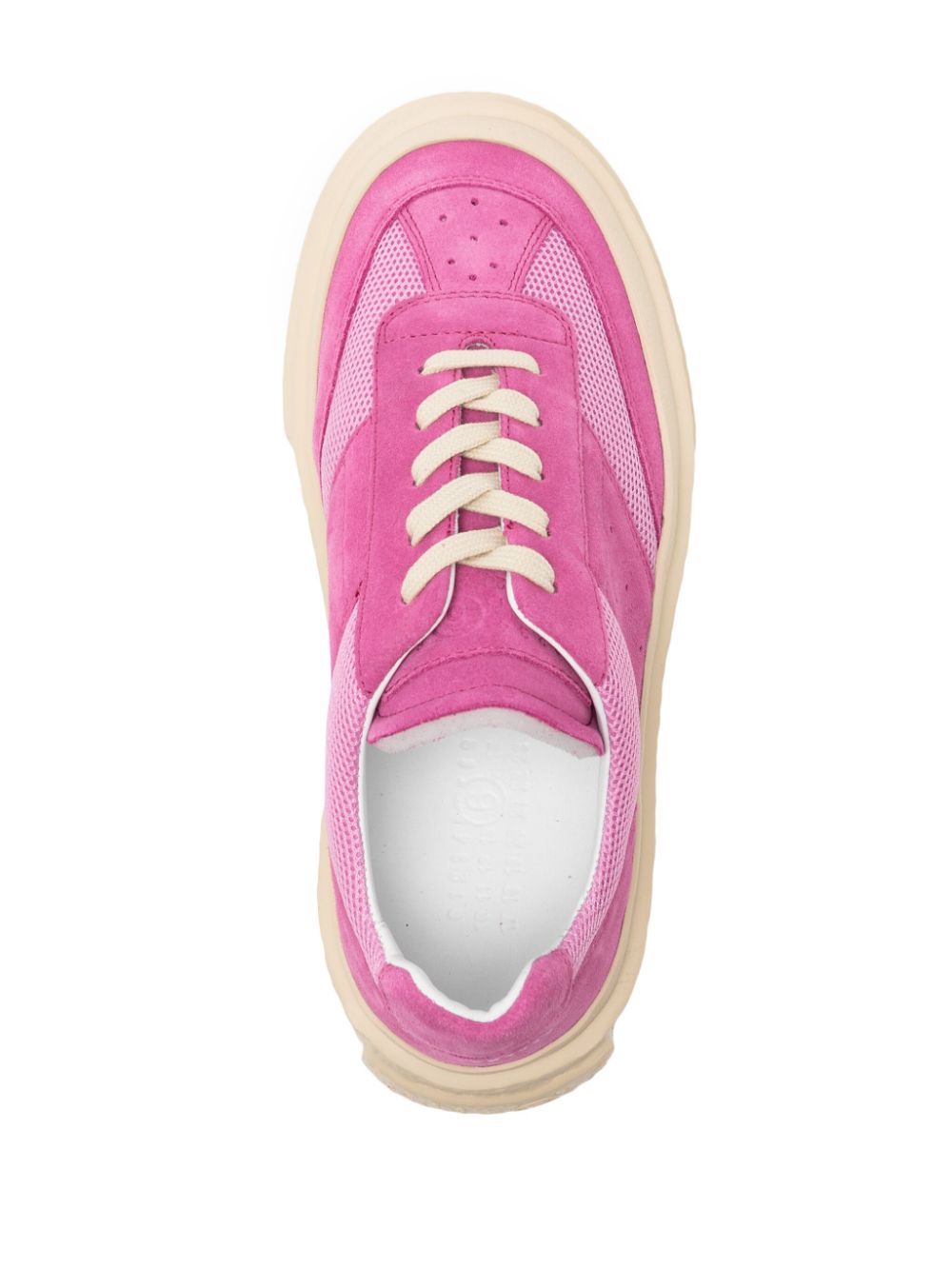 MM6 Maison Margiela Gambetta sneakers met vlakken Roze