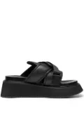 Julius Tape leather sandals - Black