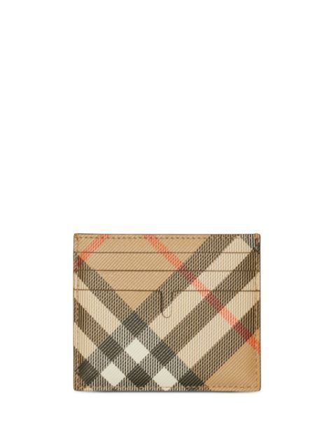 Burberry Vintage Check leather cardholder Men