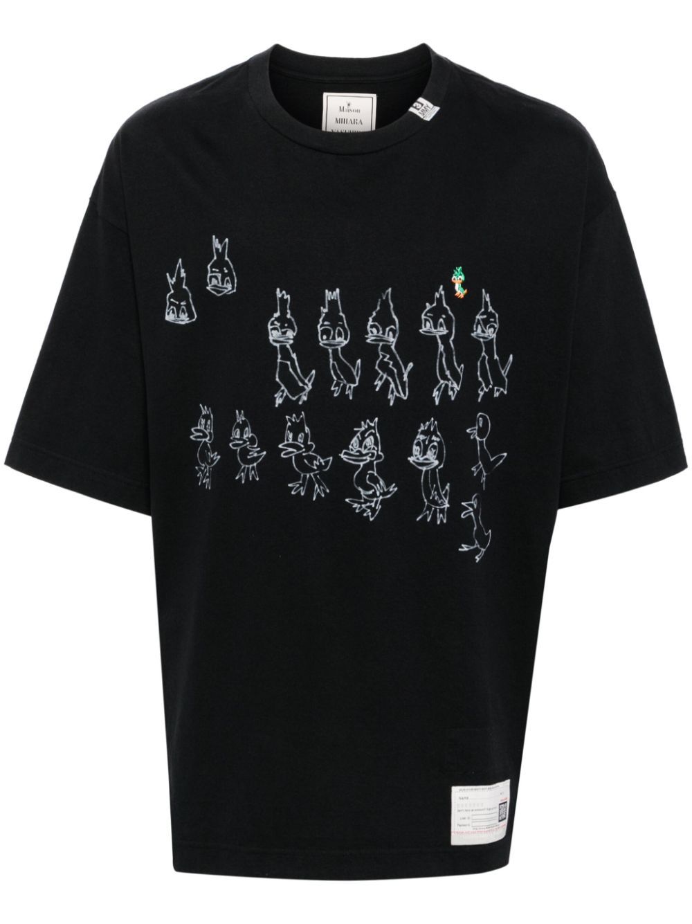 MIHARAYASUHIRO DUCKS-PRINT T-SHIRT 