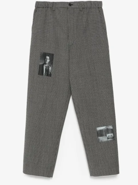 Undercover pantalones con diseño patchworks