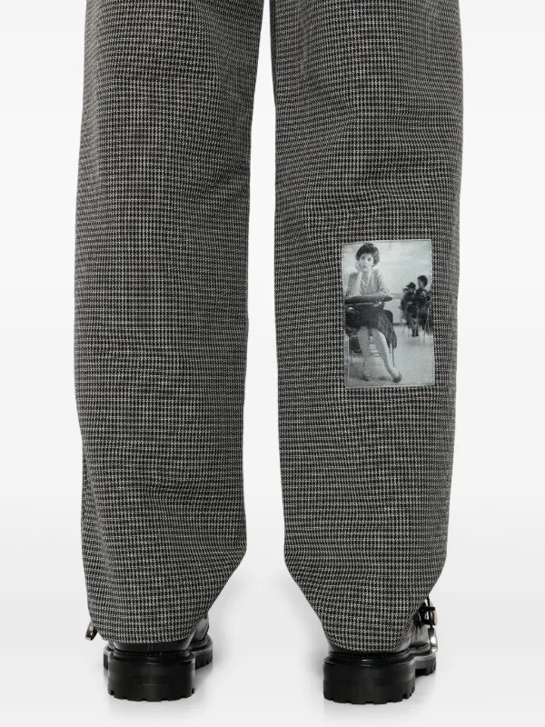Undercover パッチワーク パンツ | ブラック | FARFETCH JP