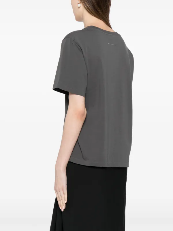 MM6 Maison Margiela ロゴ Tシャツ | グレー | FARFETCH JP
