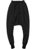 Julius drop-crotch cargo pants - Black