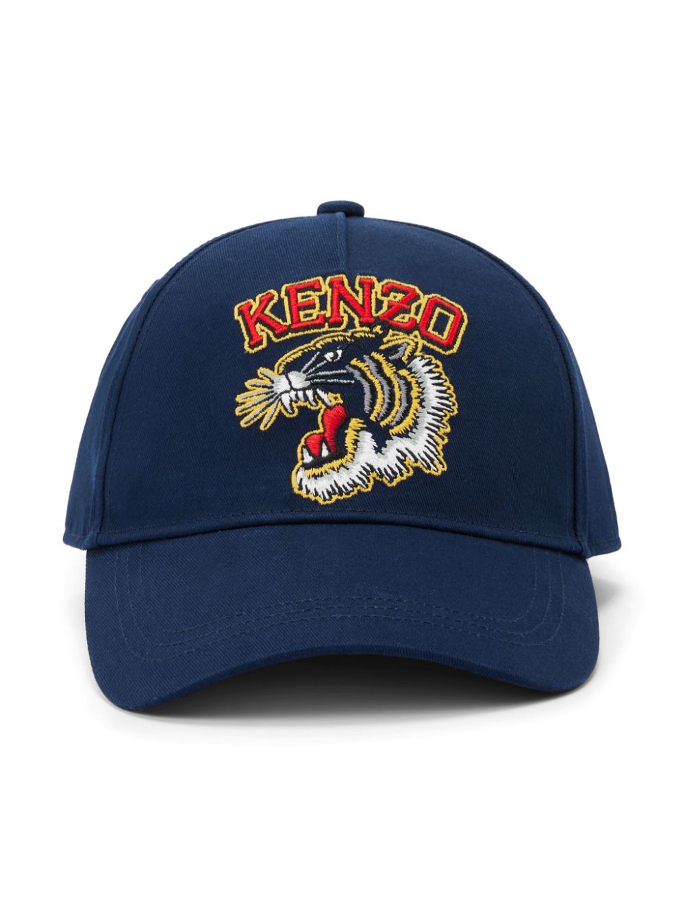 Kenzo Kids' Logo-patch Baseball Cap In Blue