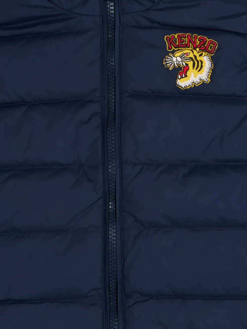 Kenzo Kids Gilet met logopatch Blauw