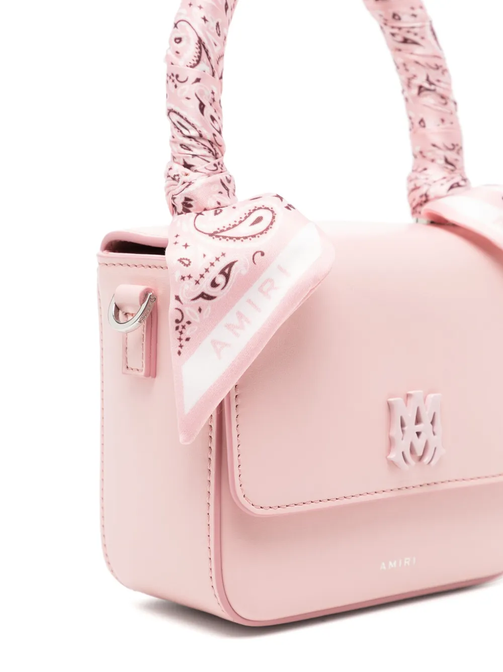 Amiri Micro Ma Cross Body Bag In Rosa
