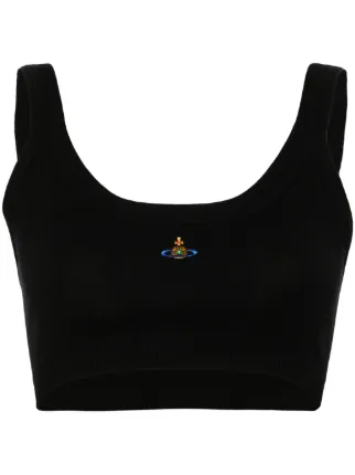 Vivienne Westwood Orb ファインニット ブラ | ブラック Vivienne Westwood Orb ファインニット ブラ | ブラック