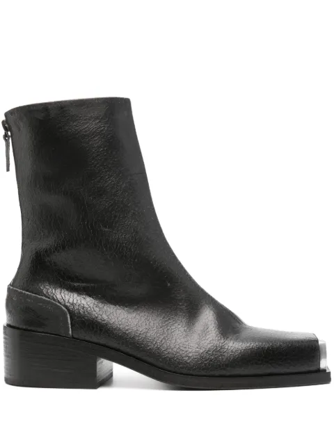 Marsèll botines con puntera metálica