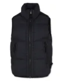 Stone Island Junior Compass-badge padded gilet - Black