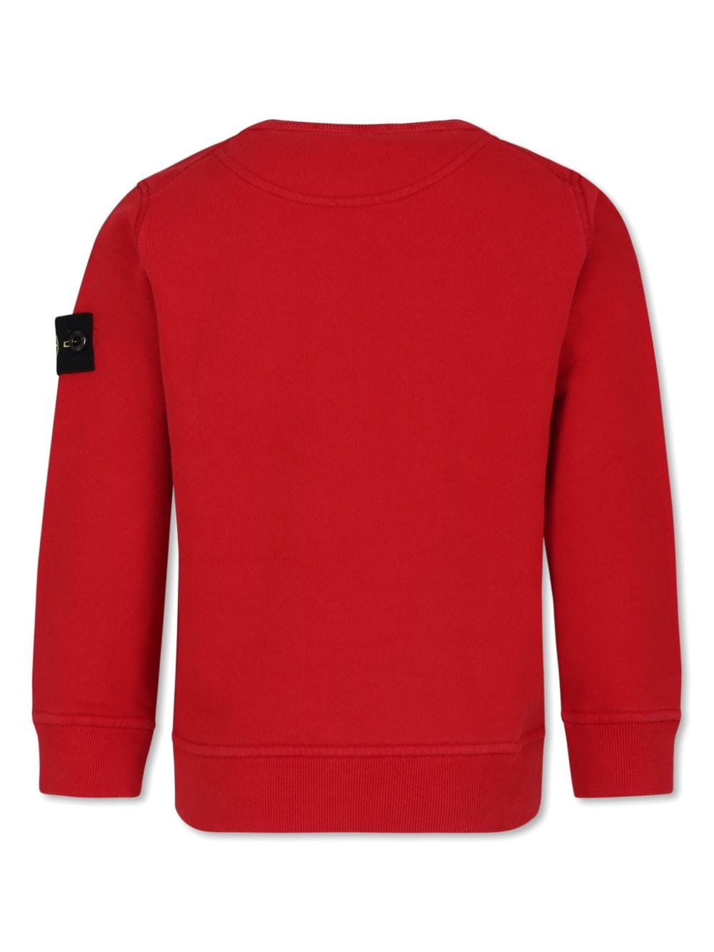 Stone Island Junior Katoenen sweater met Compass-logopatch - Rood