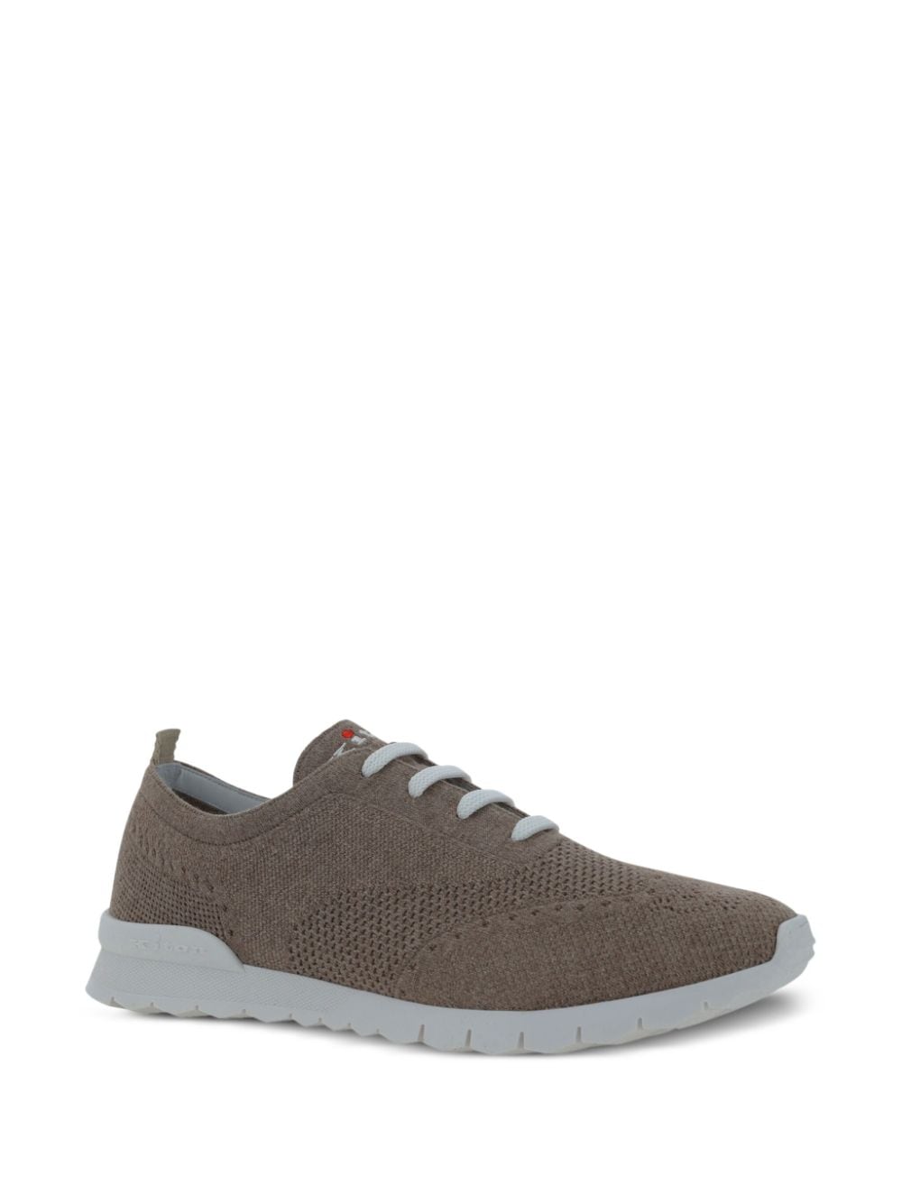 Kiton Gebreide sneakers Beige