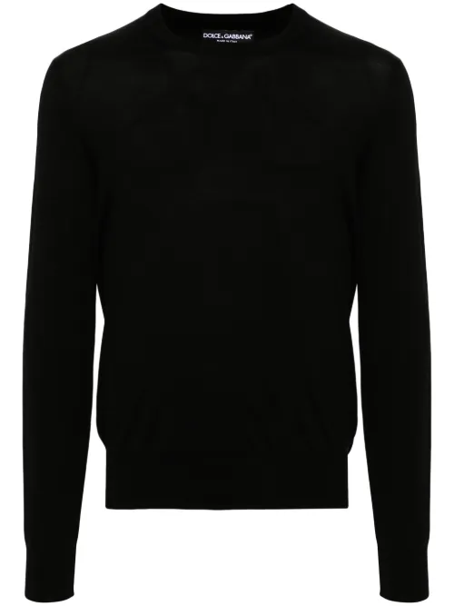 Pull à logo brodé - Dolce & Gabbana - Modalova