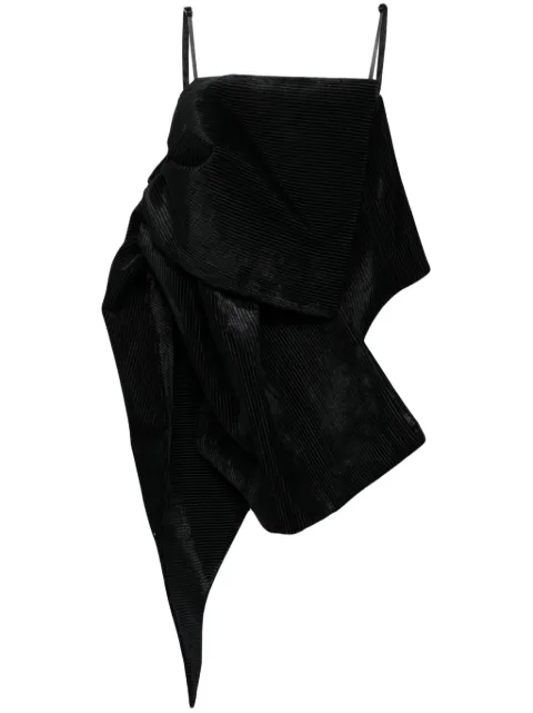 SHUSHU/TONG corduroy asymeetric top