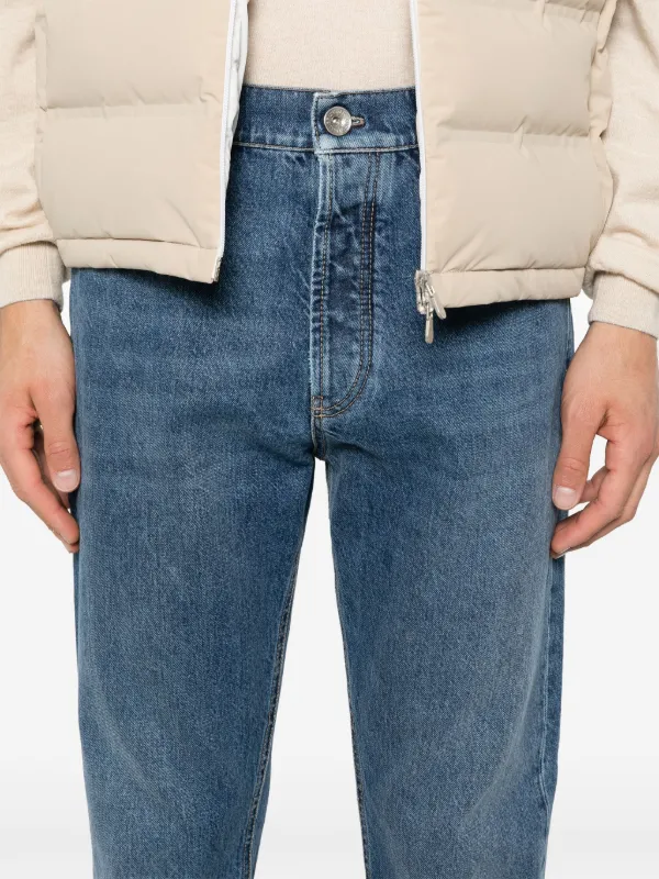 格安 ロゴ Cucinelli Brunello ジーンズ JP FARFETCH | ブルー | パンツ