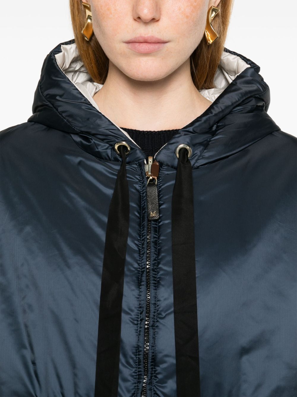 Shop Max Mara The Cube The Cube Jacket In Blue