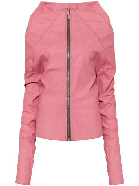 Rick Owens zip-up denim jacket
