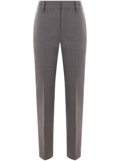 Brunello Cucinelli melange-effect tailored trousers Women