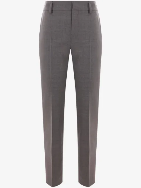 Brunello Cucinelli pantalones de vestir con efecto melange