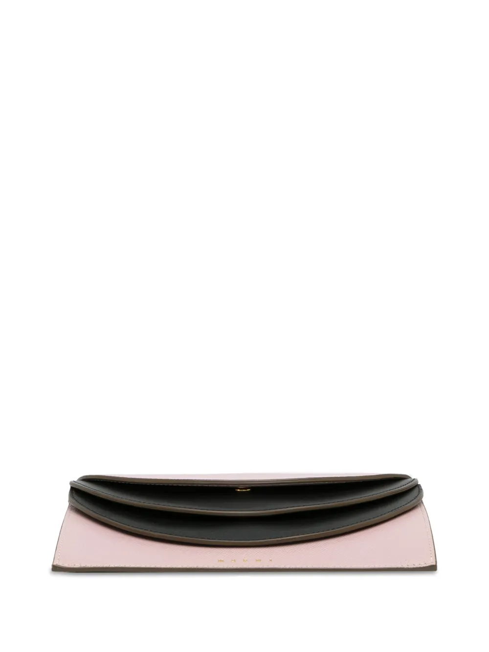 Pre-owned Marni 21th Century Triple Flap Crossbody Bag In 粉色