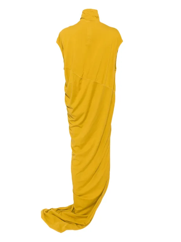 Rick Owens DRKSHDW EDFU T Maxi Dress | Yellow | FARFETCH