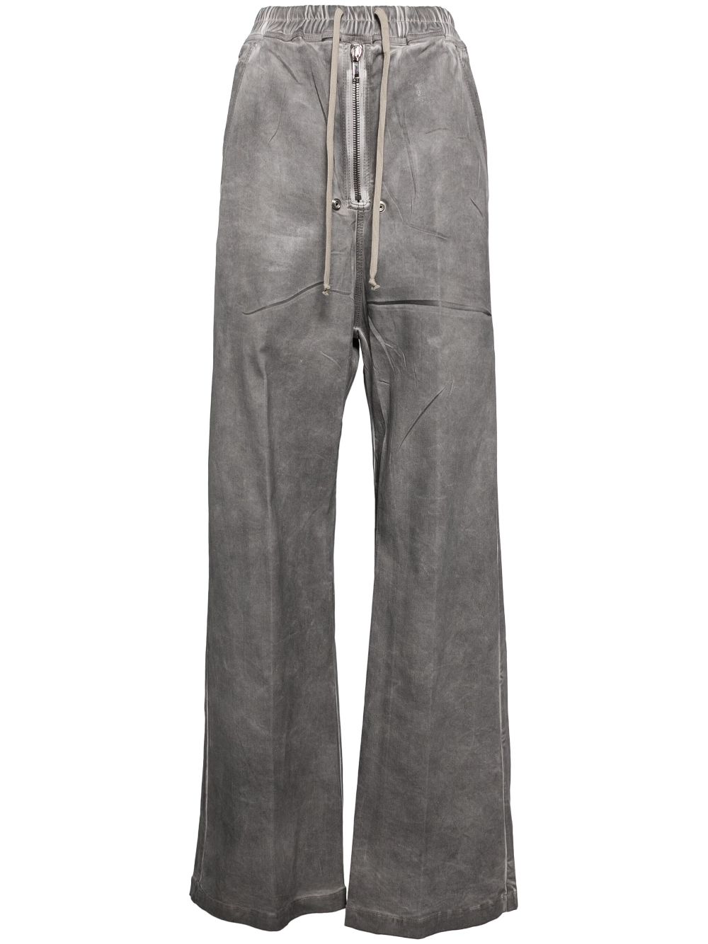 stretch straight trousers