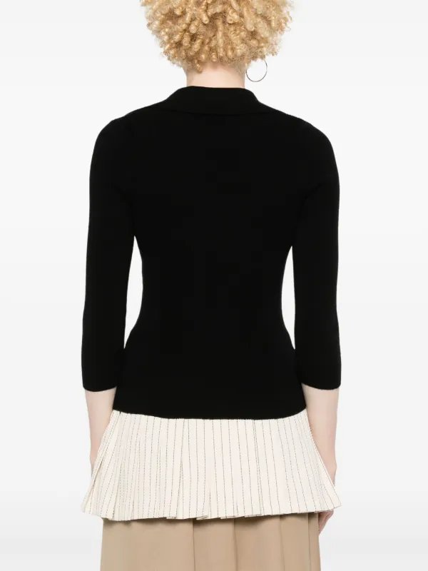 Vivienne Westwood Orb-embroidered Top | Black | FARFETCH GE