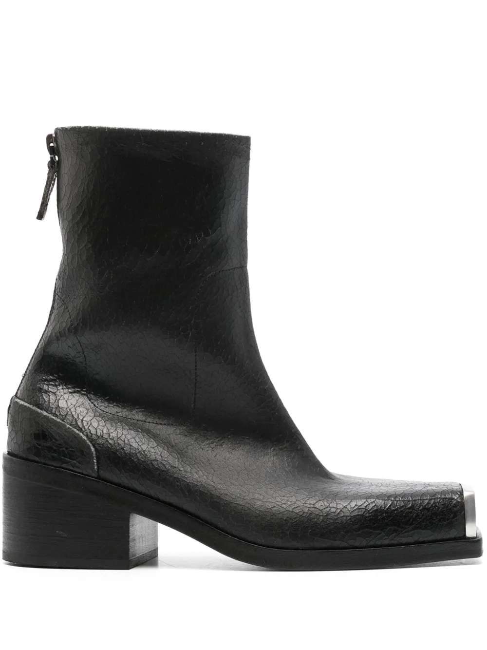 Mars ll Metal toecap Crinkled Boots Black FARFETCH