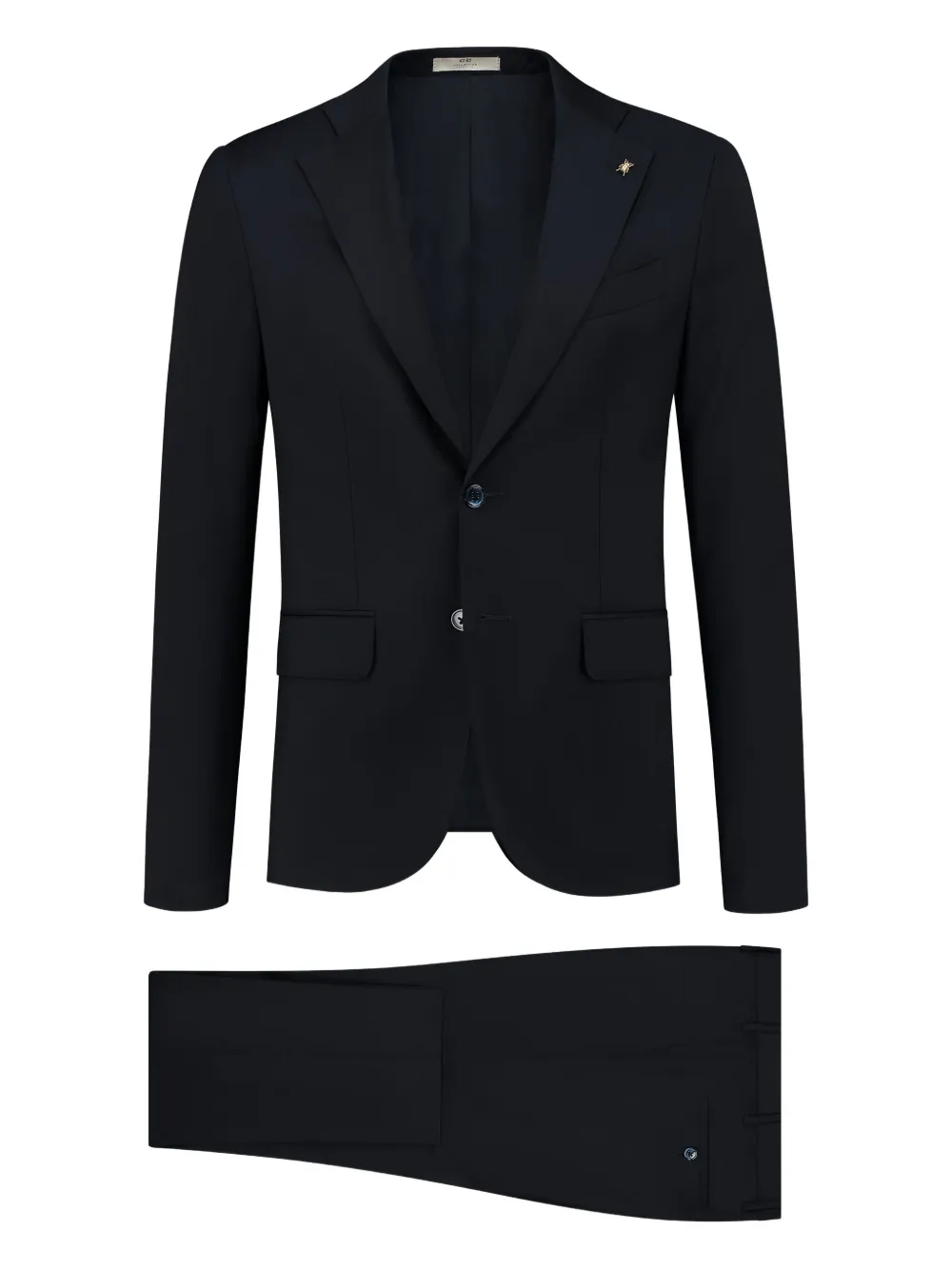 Corneliani Pak met enkele rij knopen Blauw