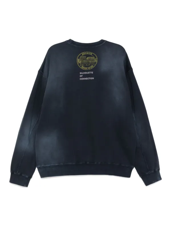 SOLID HOMME crew neck Sweatshirt Blue FARFETCH PT