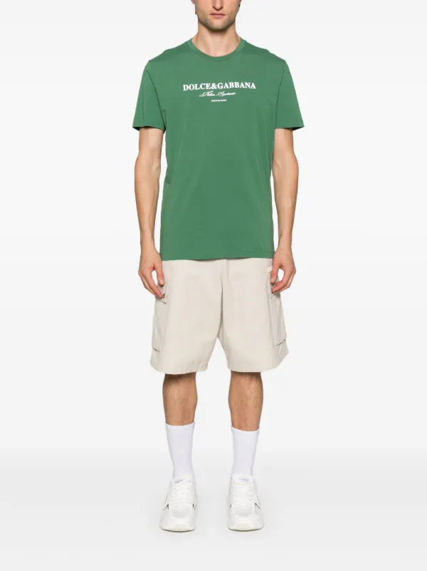 Dolce & Gabbana フロックロゴ Tシャツ | グリーン | FARFETCH JP