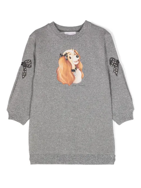 Monnalisa vestido de lurex de MONNALISA x Disney