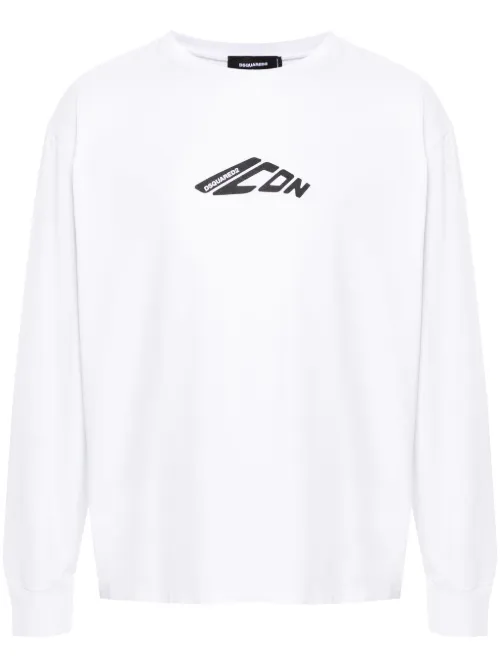 T-shirt en coton à logo Icon - DSQUARED2 - Modalova