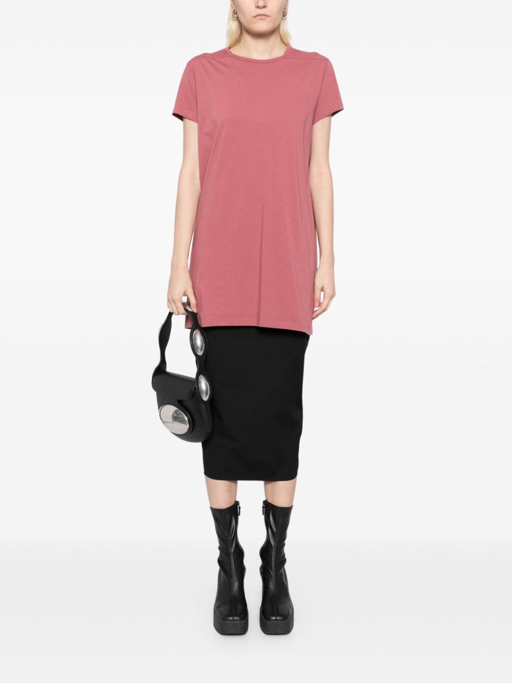 Shop Rick Owens Short-sleeved T-shirt In Pink