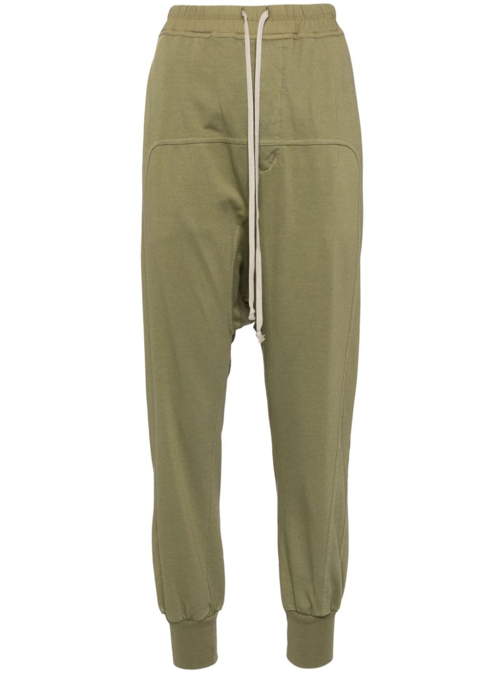 Shop Rick Owens Drkshdw Panelled Trousers In Green