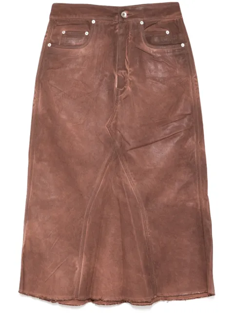 Rick Owens DRKSHDW denim skirt