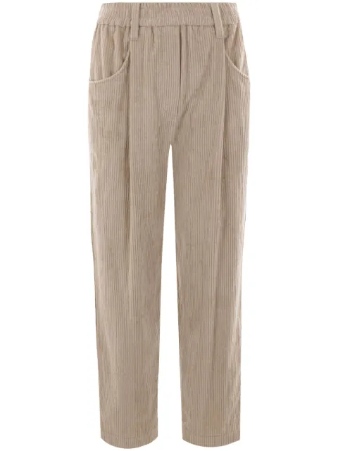 Brunello Cucinelli pantalones de pana rectos