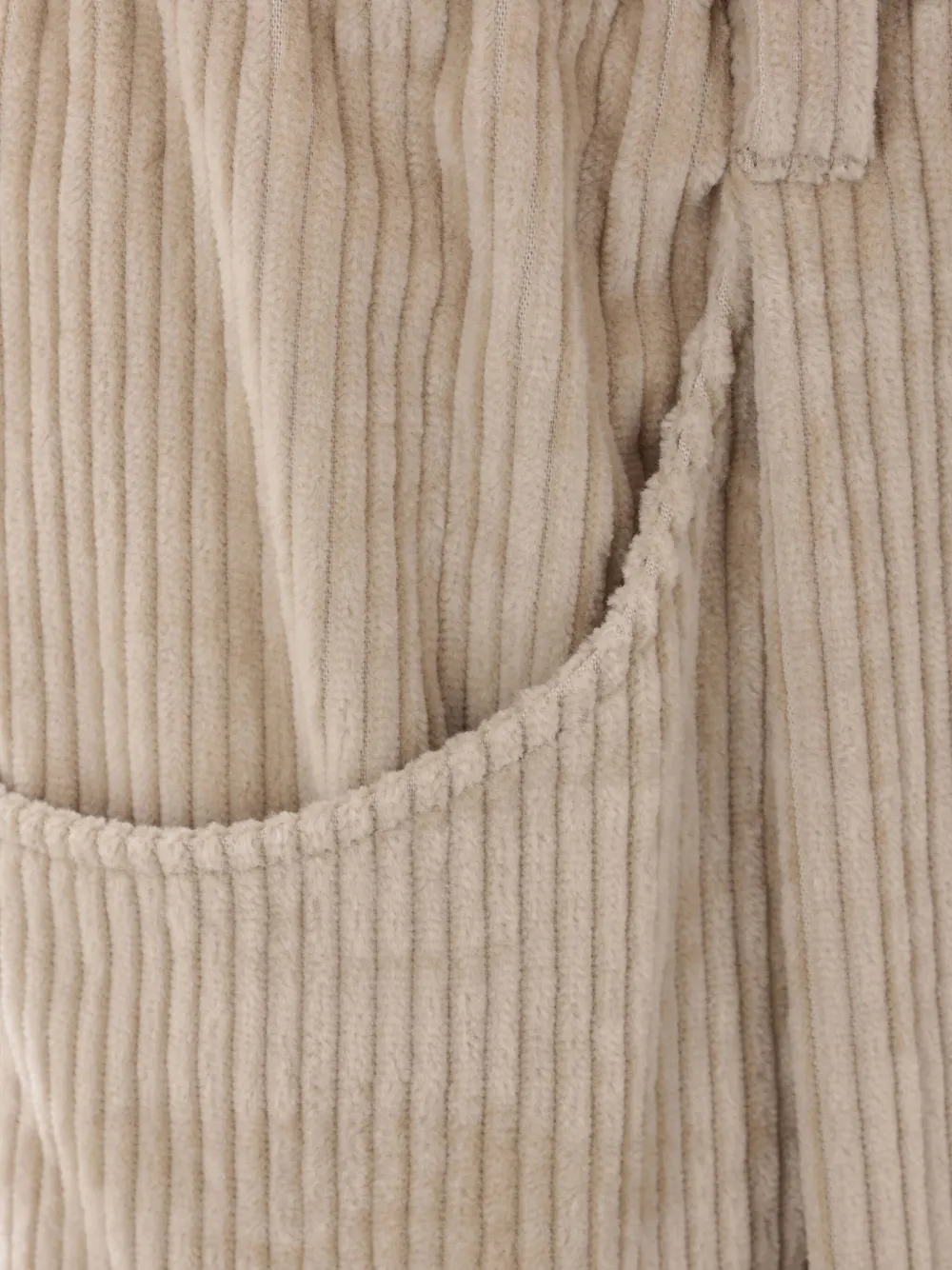 Brunello Cucinelli Straight ribfluwelen broek Beige