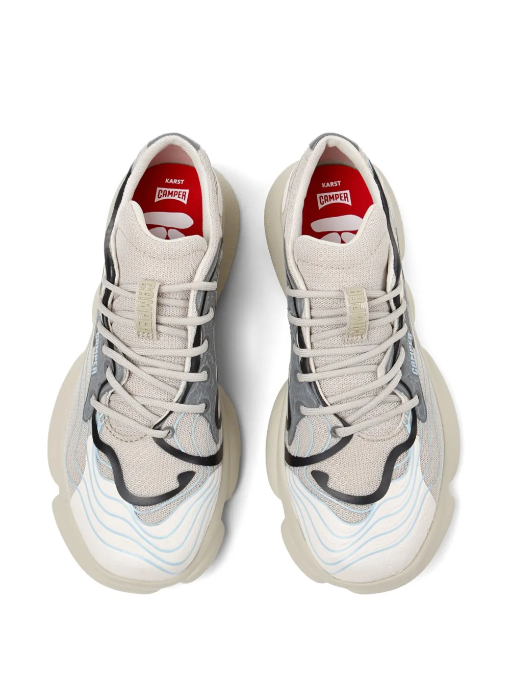 Camper Karst panelled sneakers Neutrals