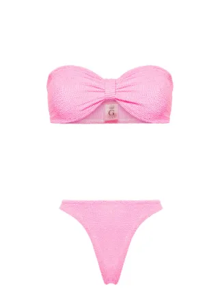 【関税込み】Hunza G ピンク Tina ビキニ Pink Tina Bikini by Hunza G on Sale