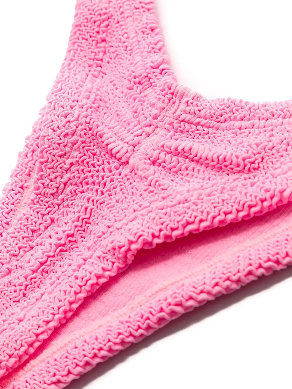 Hunza G Tina gekreukte bikini Roze