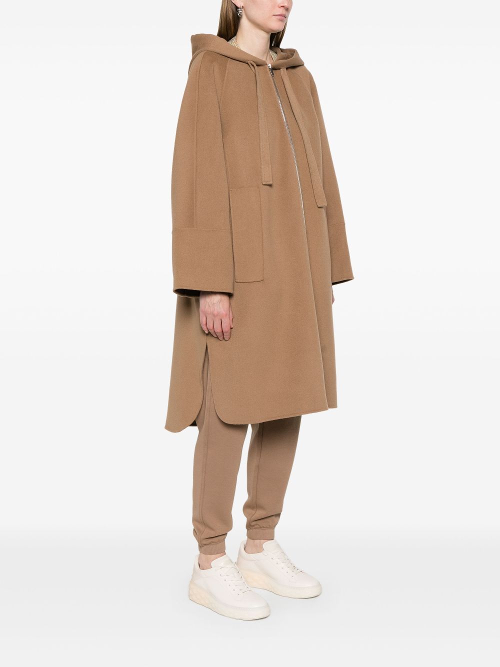 'S Max Mara hooded wool coat Women