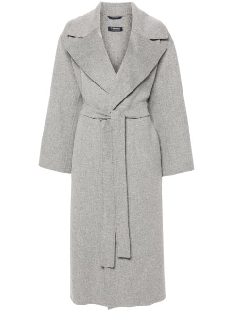 'S Max Mara mélange-effect wool coat