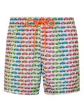 MC2 Saint Barth racing-car print swim shorts - Blue